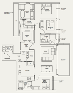 the-avenir-floor-plan-3-bedroom-3la-singapore
