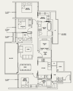 the-avenir-floor-plan-3-bedroom-3lb-singapore
